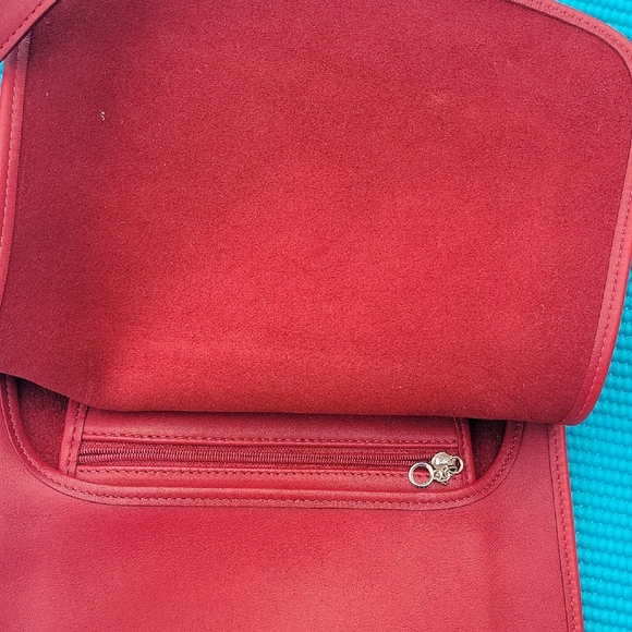 VINTAGE COACH Shoulder Red Bag Leather 9135 - Picture 10 of 10